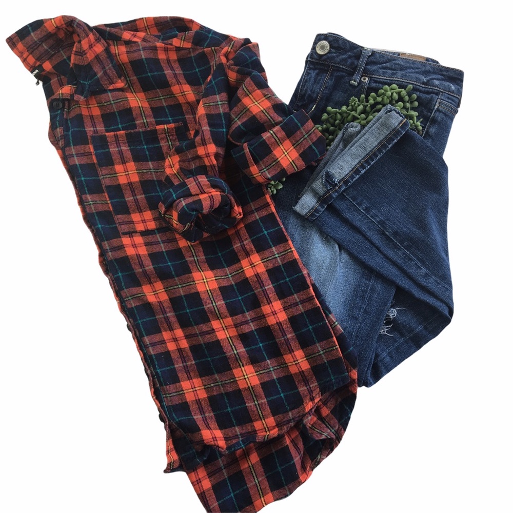 Overdress To Impress Top - Orange/Combo S - Picture 6 of 16